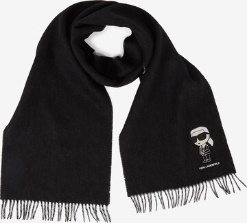 Karl Lagerfeld Scarf in Black: front