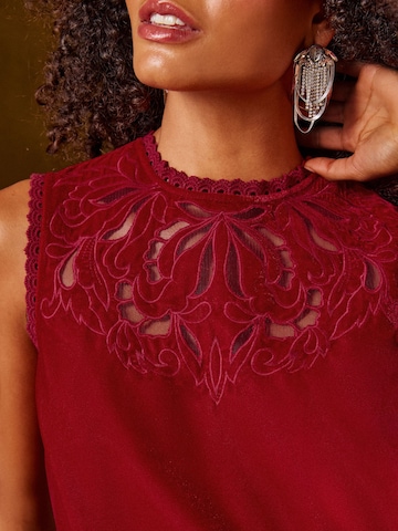 love & roses Top in Rot