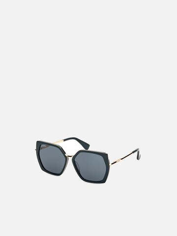 Max Mara Zonnebril 'Maxmara MM0136 Shiny dark green 56/14/140 Women Sunglasses' in Groen