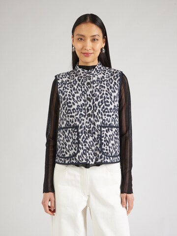 Lollys Laundry Vest 'Cairo' in Grey: front