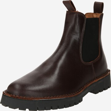 SELECTED HOMME Chelsea Boots i brun: forside