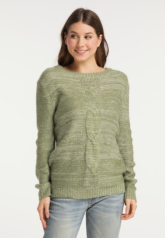 Pull-over MYMO en vert : devant