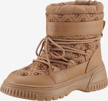 GUESS Snow Boots 'Drera' in Beige: front