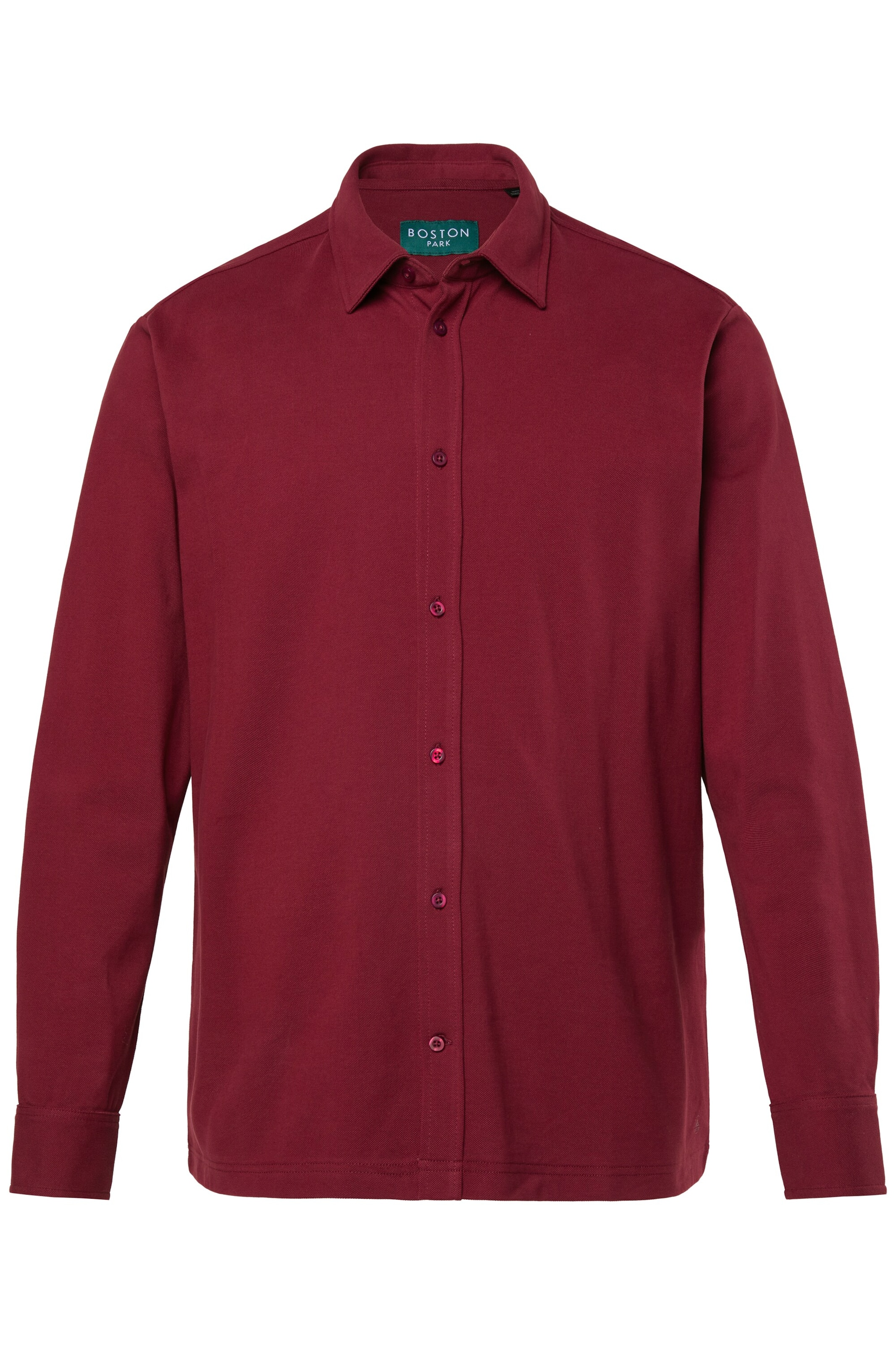 Boston Park Comfort fit Overhemd in Rood: voorkant