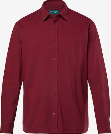 Fit confort Chemise Boston Park en rouge : devant
