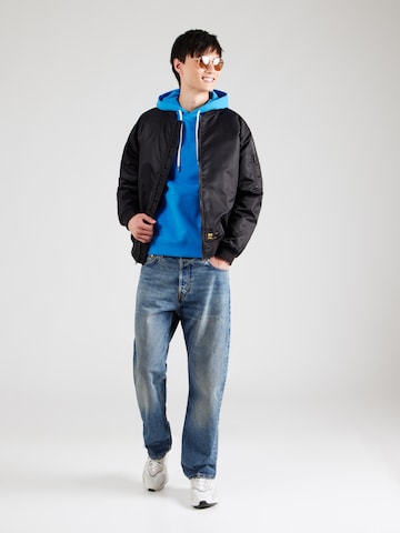 SCOTCH & SODA Sweatshirt 'Seasonal Core' i blå
