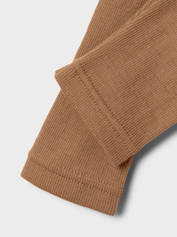 NAME IT regular Leggings i brun