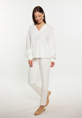 Usha - Blusa en blanco