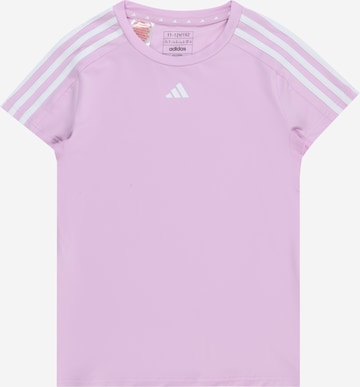 T-Shirt fonctionnel 'Essentials' ADIDAS SPORTSWEAR en violet : devant