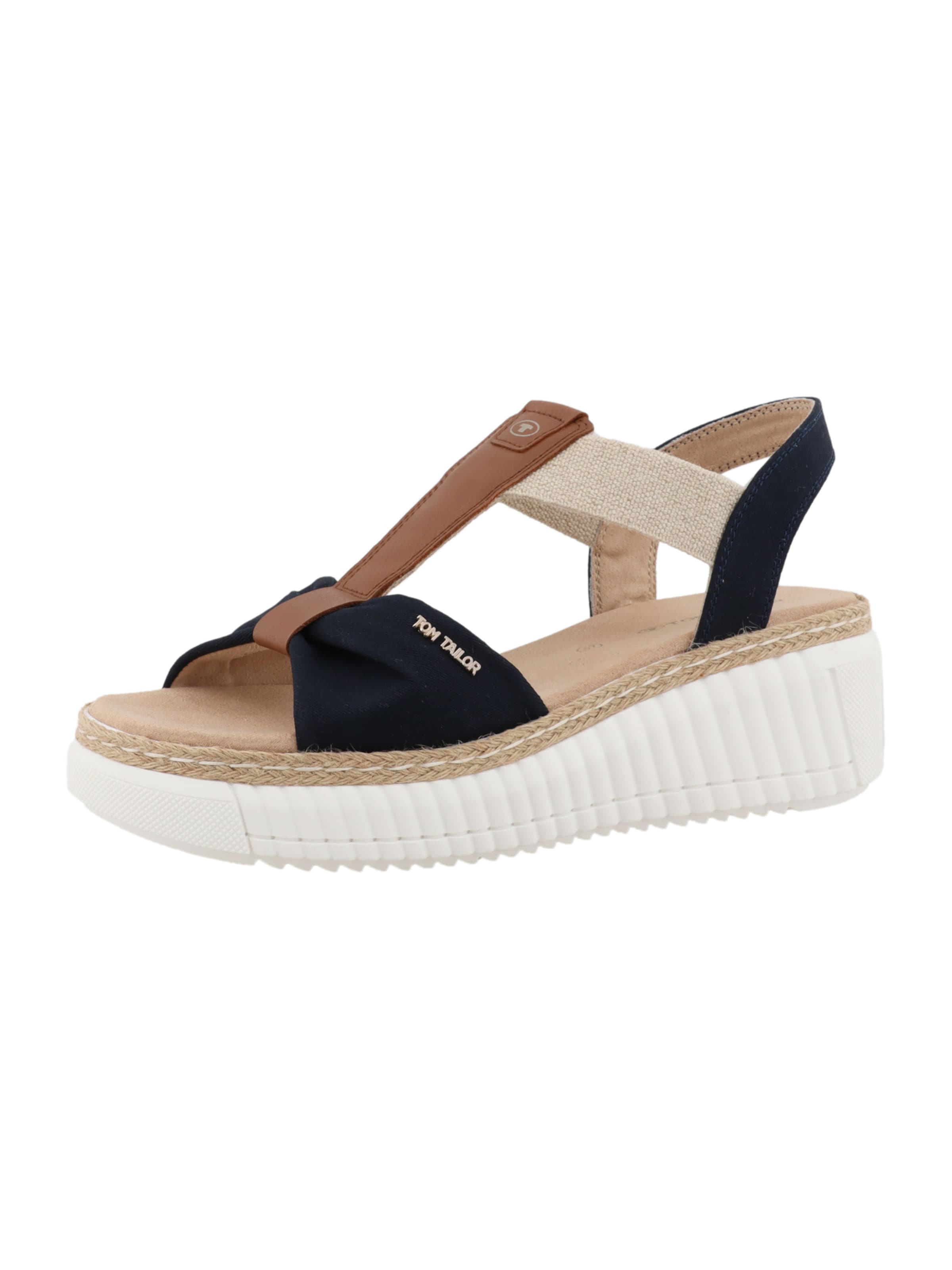 TOM TAILOR - Sandalias en azul: frente