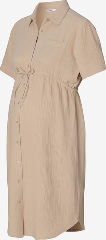 Noppies Shirt Dress in Beige: front