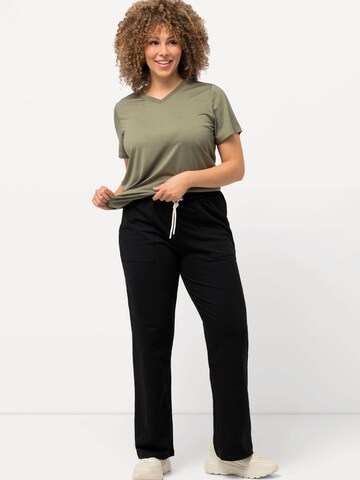 Loosefit Pantalon Ulla Popken en noir