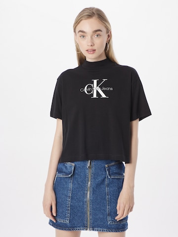 Calvin Klein Jeans T-shirt i svart: framsida