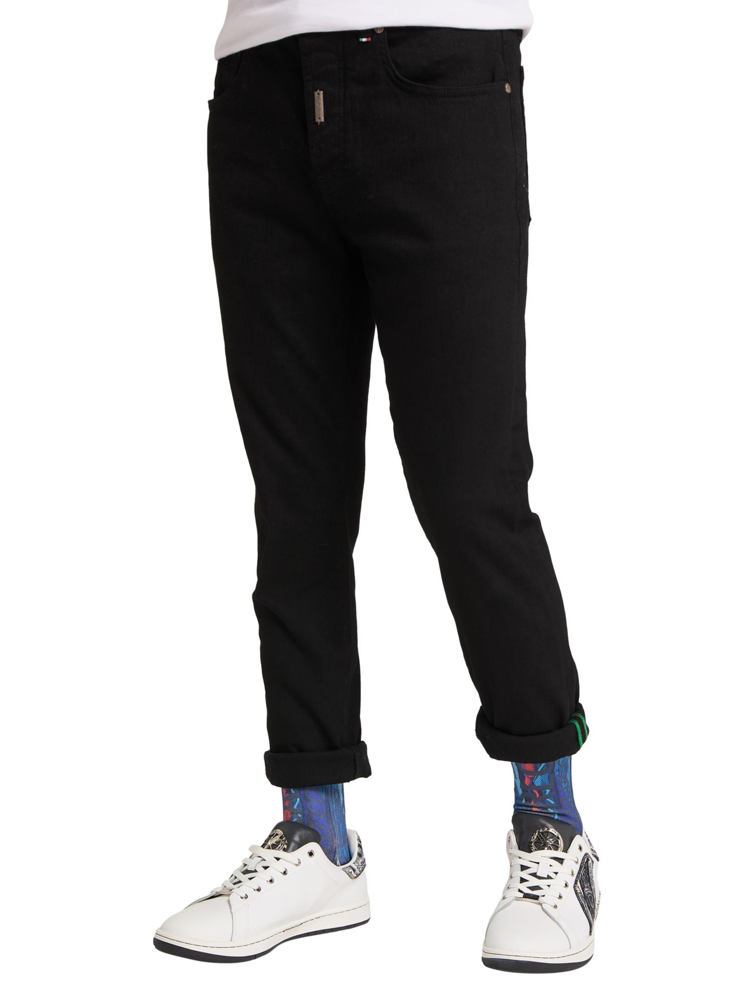 Carlo Colucci Socken 'Curcio' in Blau: Vorderseite