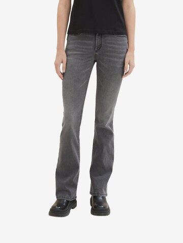 TOM TAILOR Flared Jeans 'Kate' in Grey: front