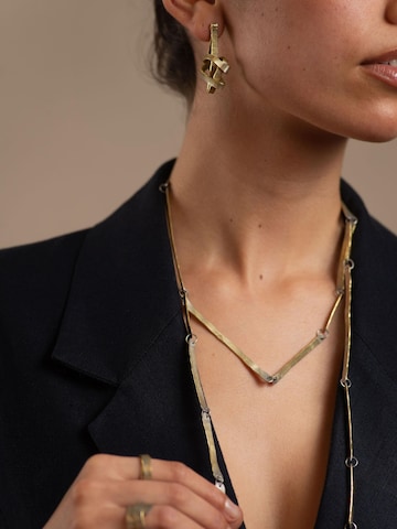 d'ecolife Essentials Ohrringe 'Curly' in Gold
