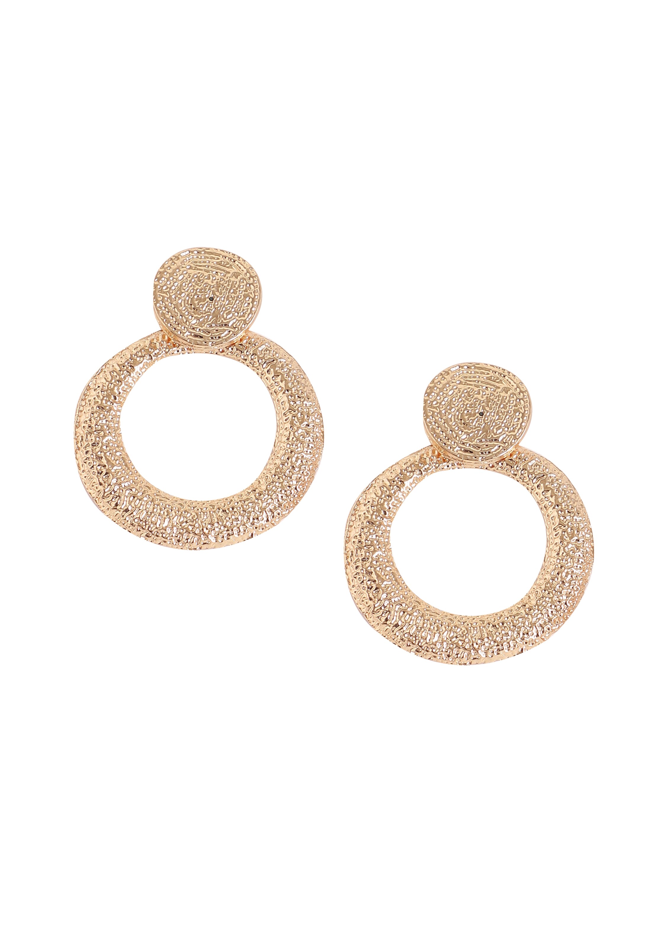 SOHI Náušnice 'Helaine' – zlatá: přední strana