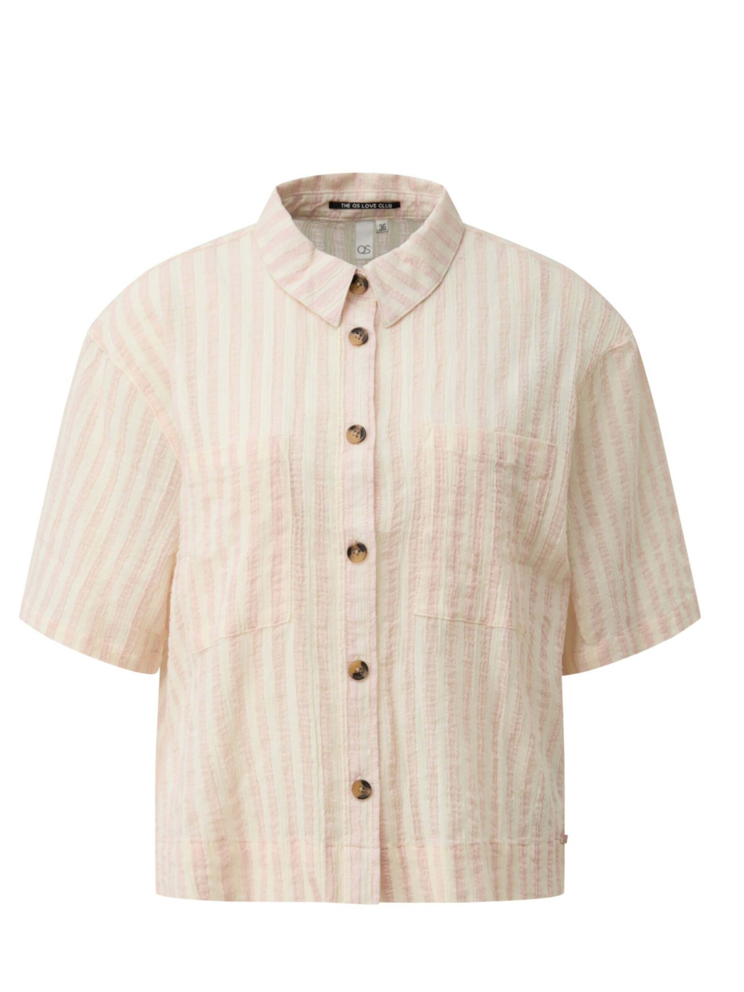 Chemisier 'Q/S designed by - Dames blouse' QS en rose : devant