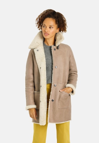 Werner Christ Winter Coat 'Serena' in Beige: front