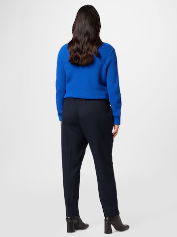SAMOON Regular Панталон с ръб 'Greta' в синьо