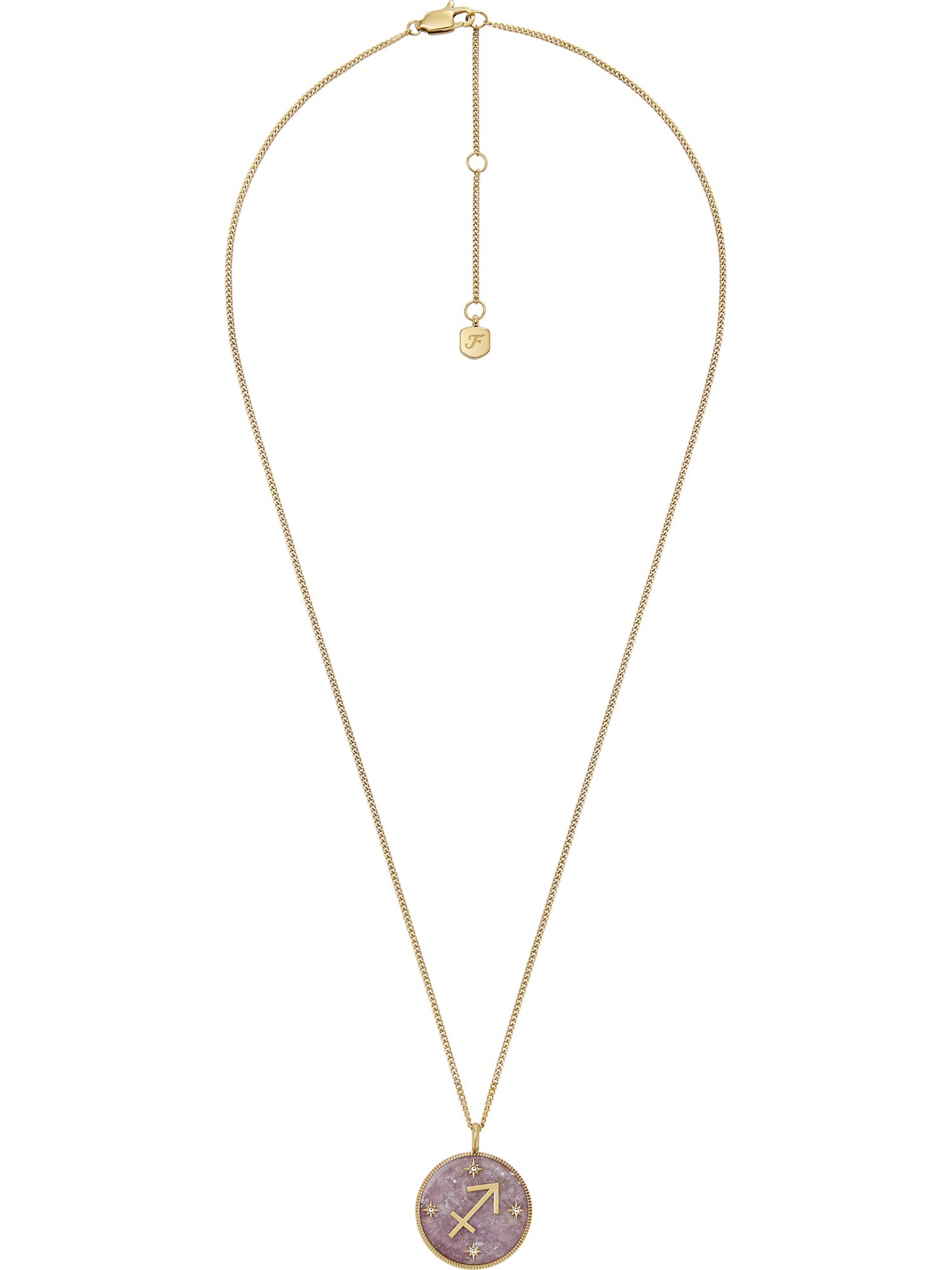 FOSSIL Kette in Lila: Vorderseite