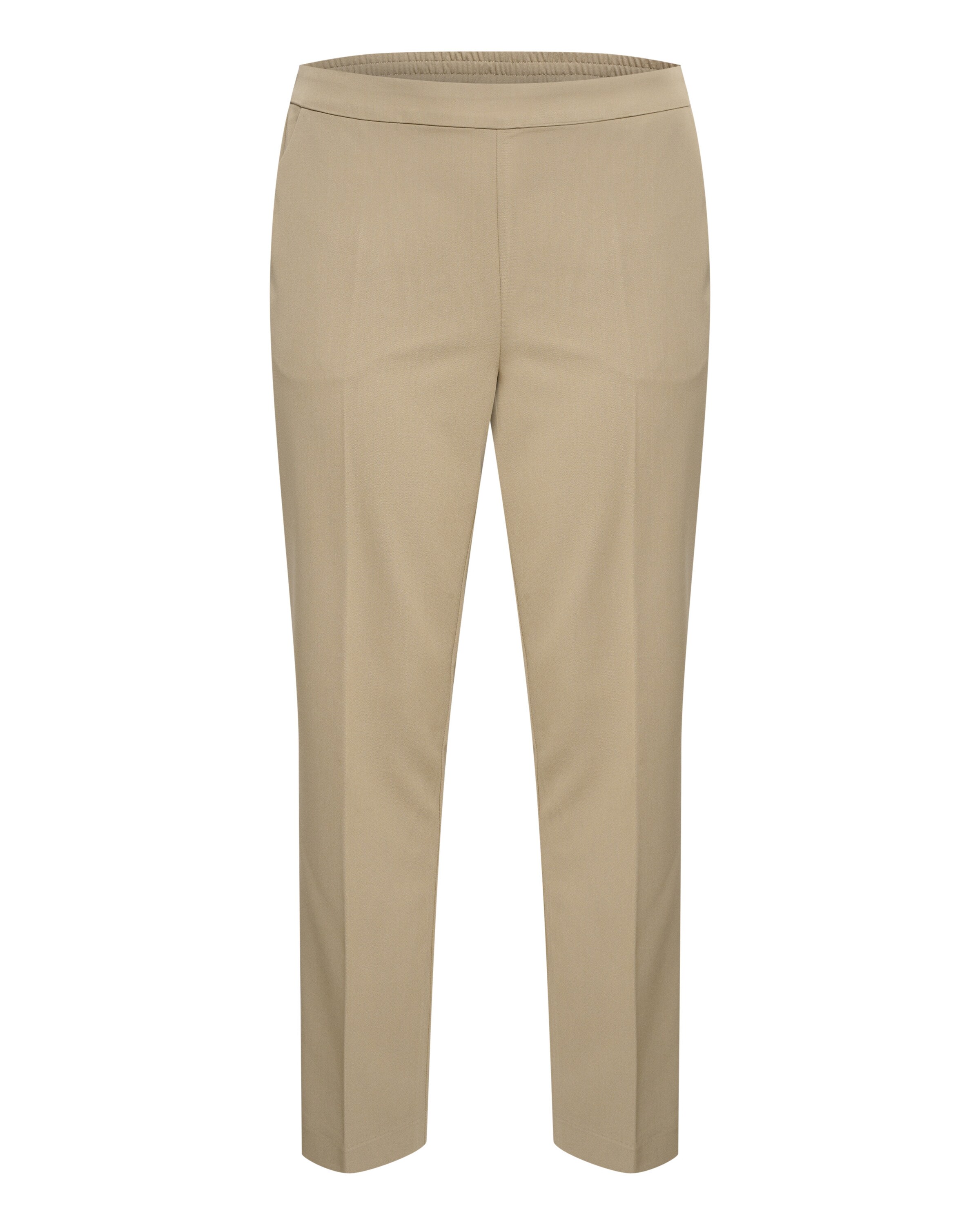 KAFFE CURVE Broek 'Sakira' in Beige: voorkant