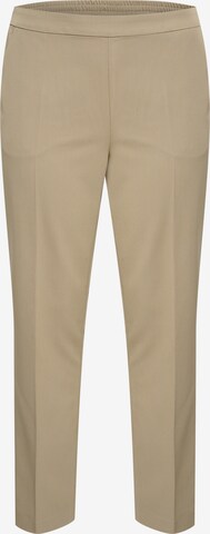 KAFFE CURVE Regular Bügelfaltenhose 'Sakira' in Beige: predná strana