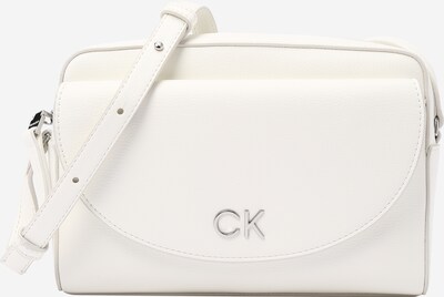 Calvin Klein Τσάντα ώμου σε ασημί / λευκό, Άποψη προϊόντος