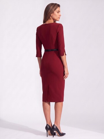AUDRAY Sheath dress 'THE-AUDRAY' in Red