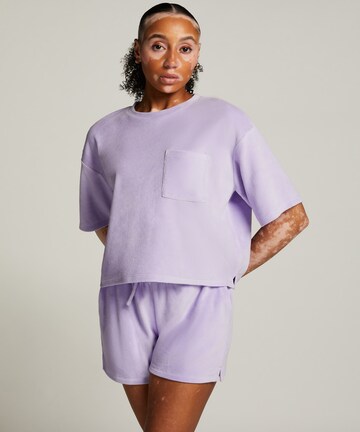 Hunkemöller Pajama Shirt in Purple