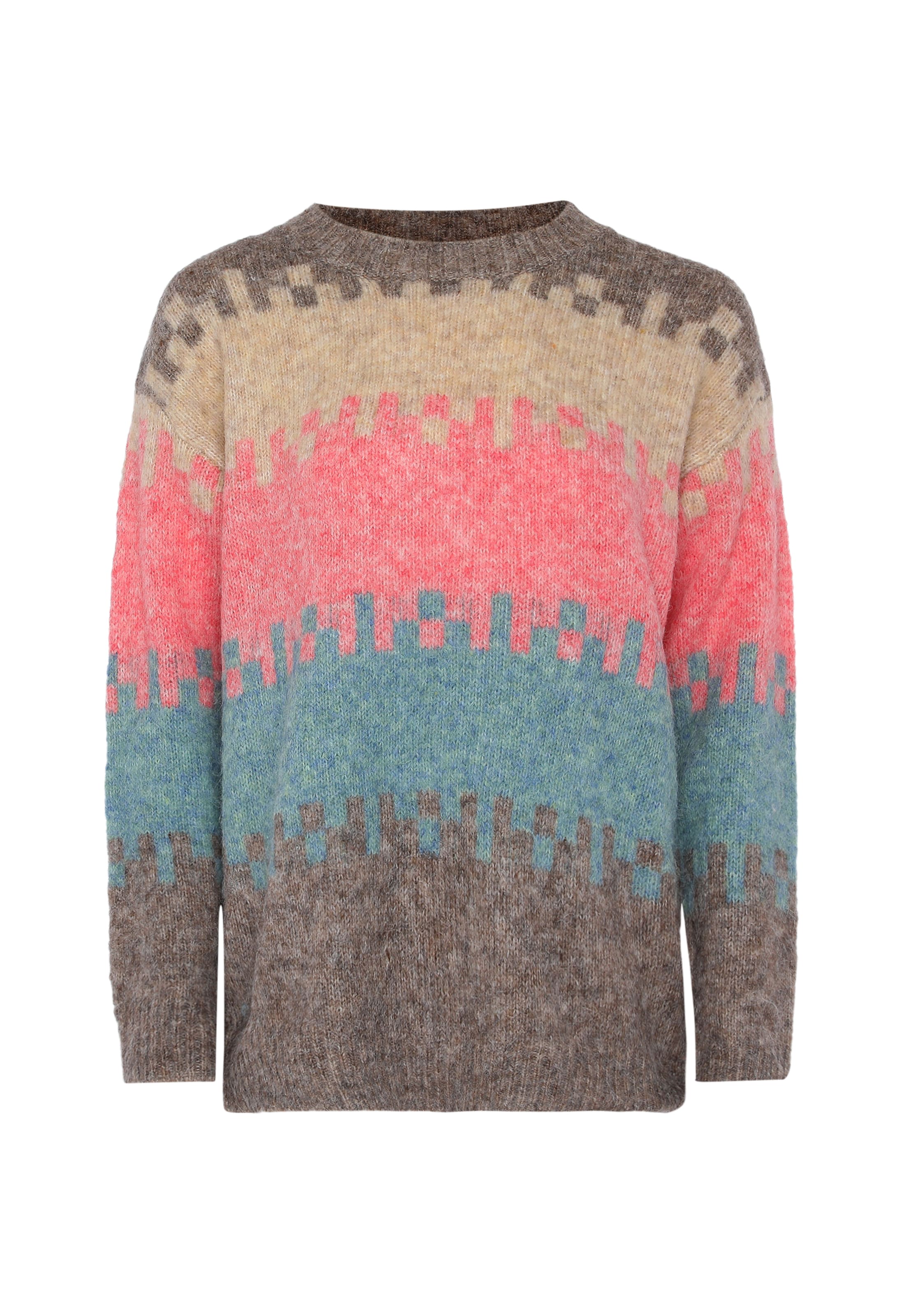 Jalene - Pullover em mistura de cores: frente