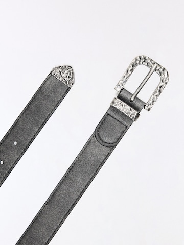 Bershka Pasek w kolorze czarny