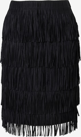 MIAMODA Rock in Schwarz: Vorderseite