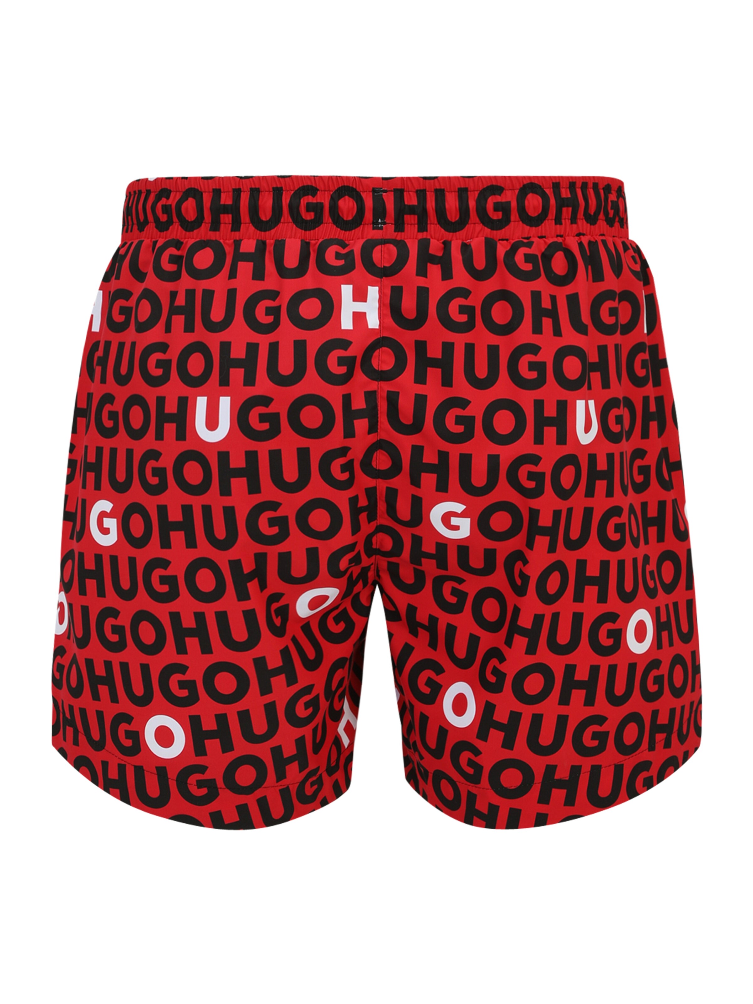 HUGO - Calções de banho 'TORTUGA' em vermelho