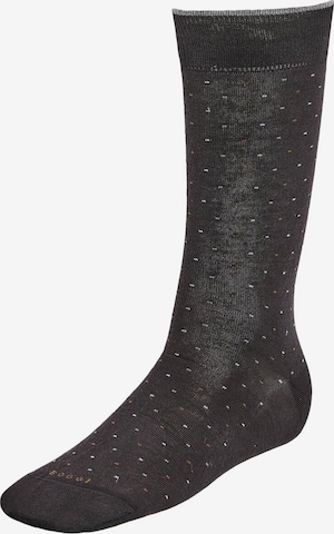 Boggi Milano Socks in Grey: front