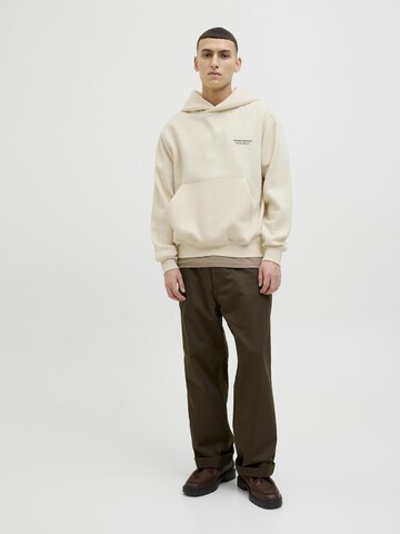 JACK & JONES Свитшот 'JJJorislington' в Бежевый