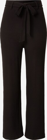 Wide Leg Pantalon 'Mona' ABOUT YOU en noir : devant