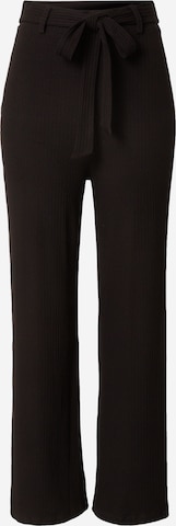 Wide leg Pantaloni 'Mona' de la ABOUT YOU pe negru: față