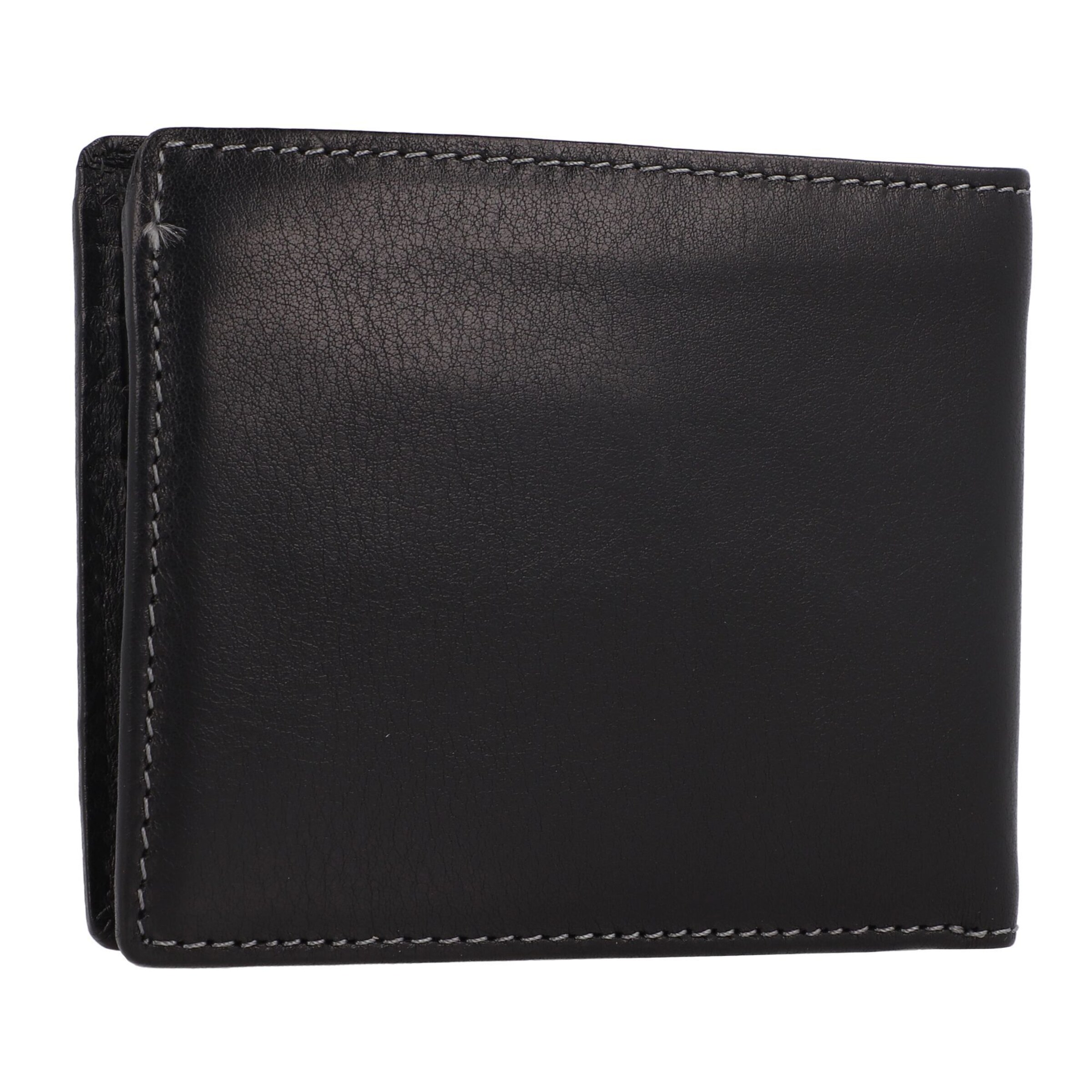 Porte-monnaies 'Arezzo' Braun Büffel en noir