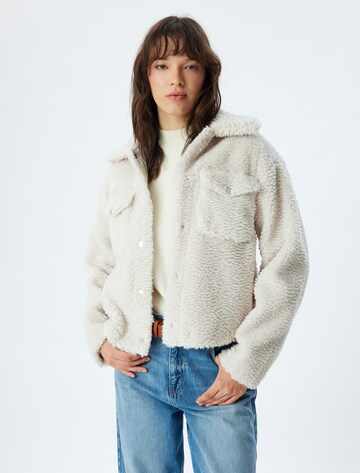 Koton Between-season jacket in Beige: front