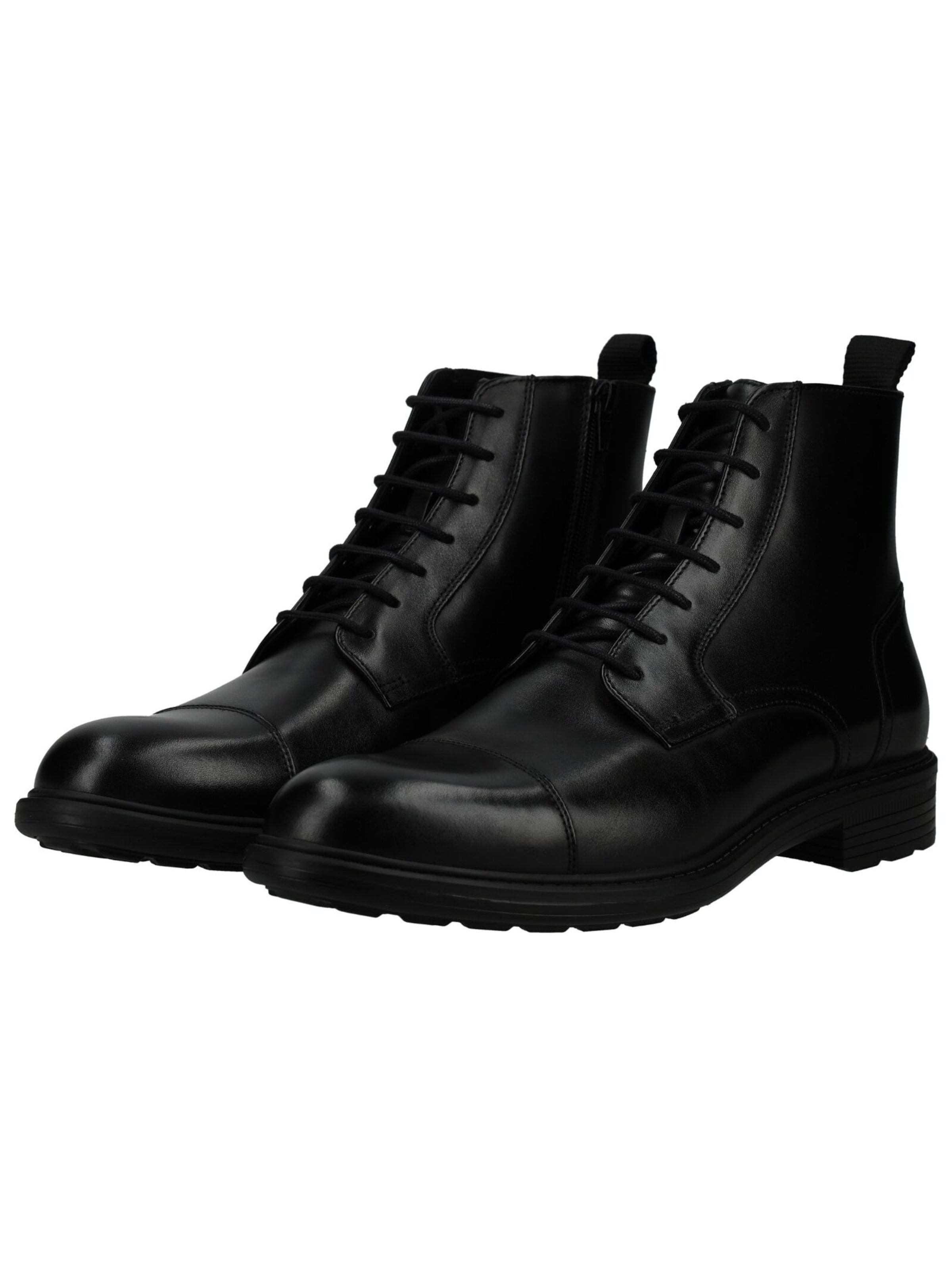 Bottines à lacets GEOX en noir : devant