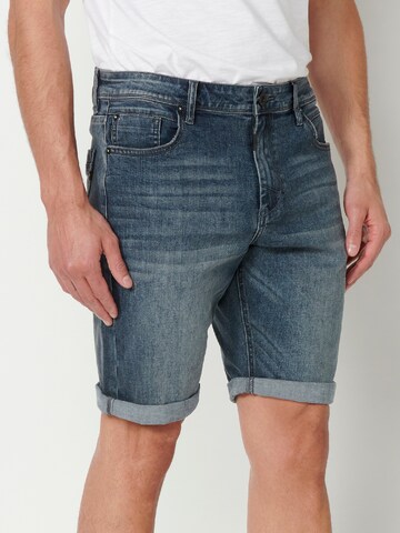 KOROSHI Regular Jeans in Blau