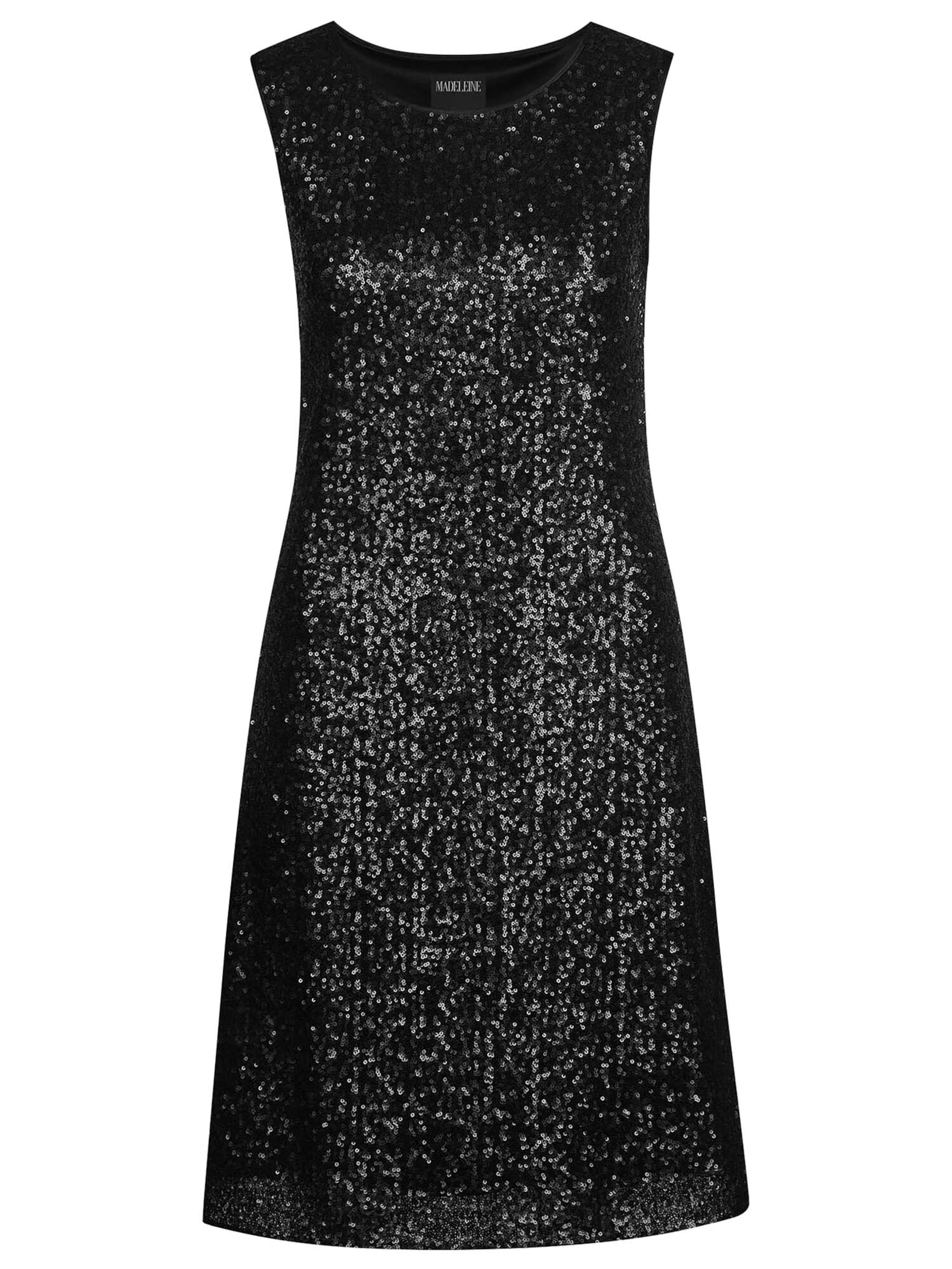 MADELEINE Kleid in Schwarz: Vorderseite