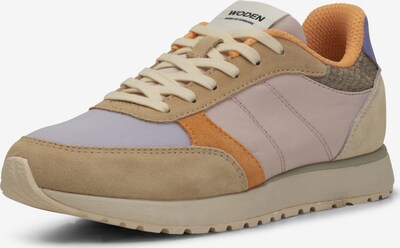 WODEN Sneakers 'Ronja' in camel / hellblau / orange / rosa, Produktansicht