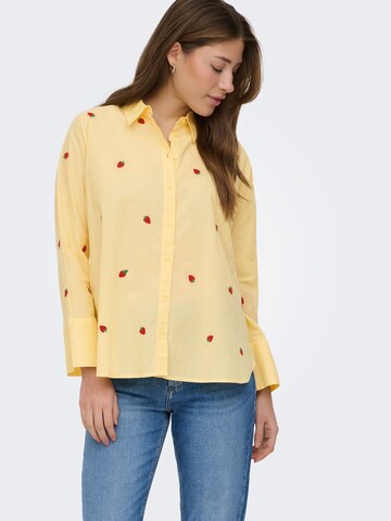 ONLY Bluse 'ONLNew Lina' in Gelb