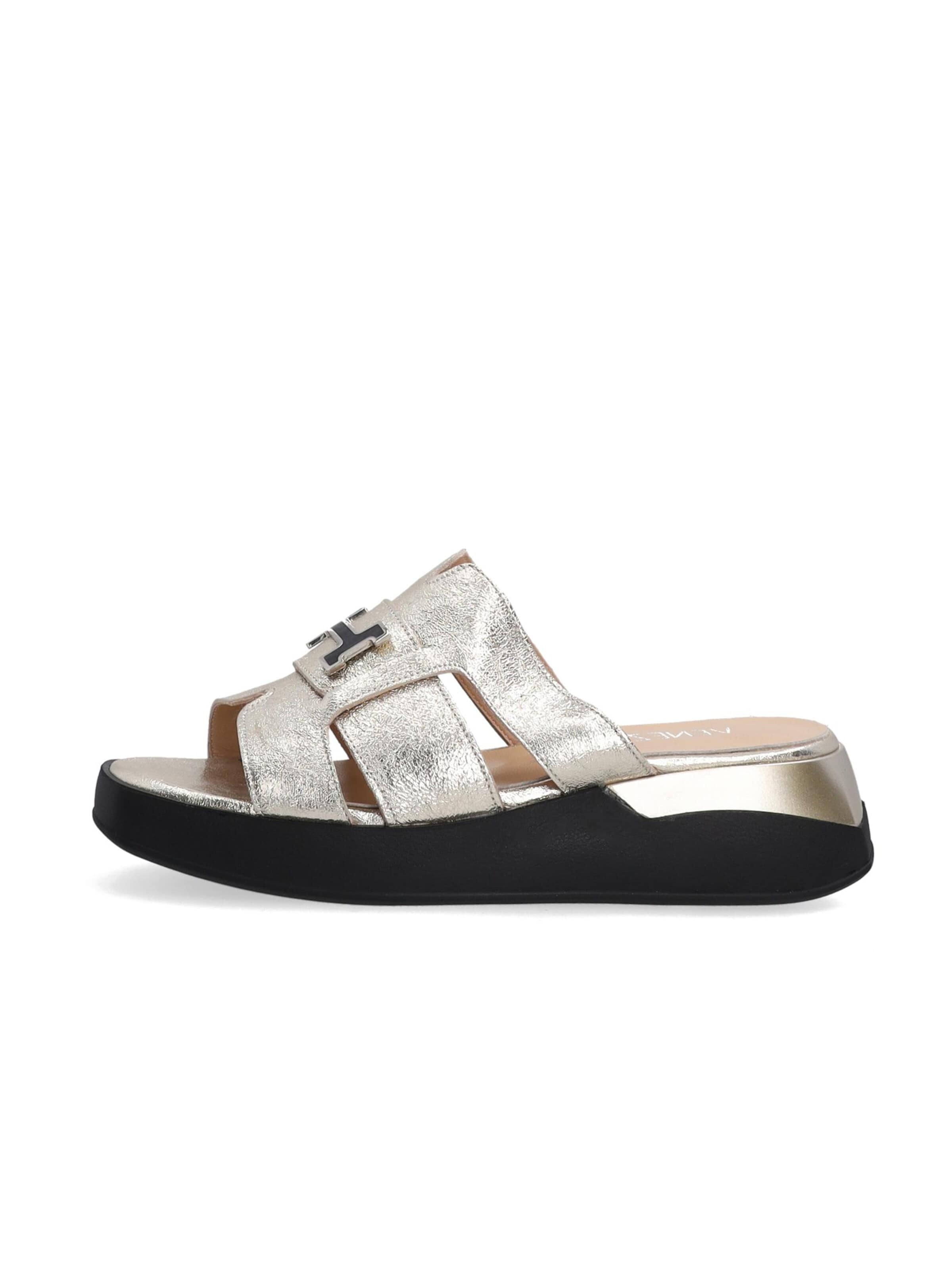 VENEZIA Mule in Gold: front