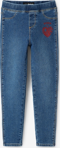 Desigual - Skinny Calças de ganga em azul: frente