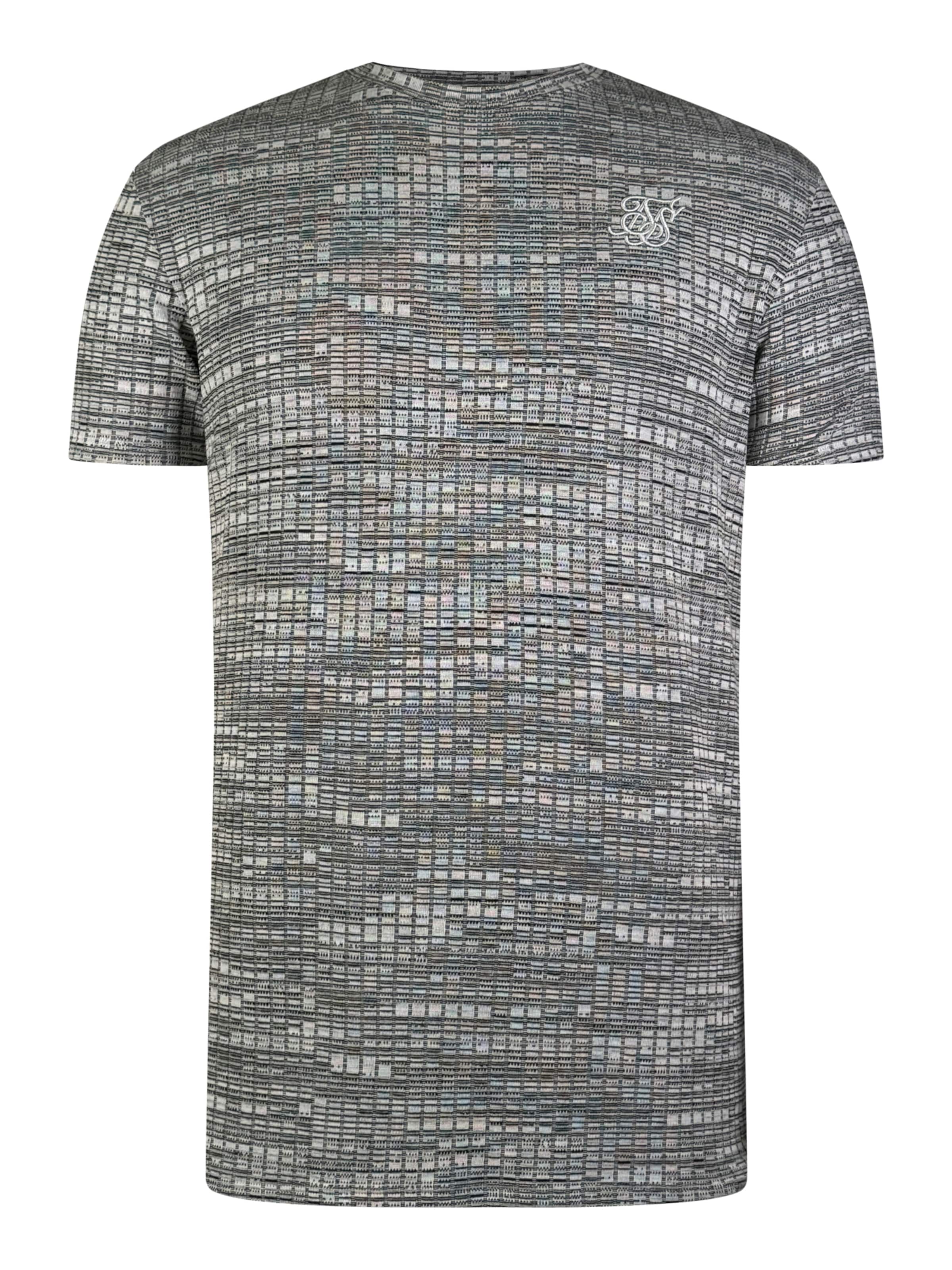 T-Shirt SikSilk en gris : devant