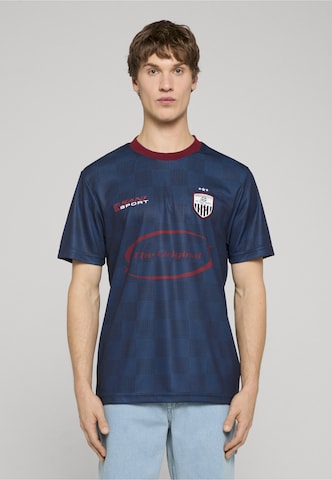 Maglia funzionale 'Star' di Karl Kani in blu: frontale