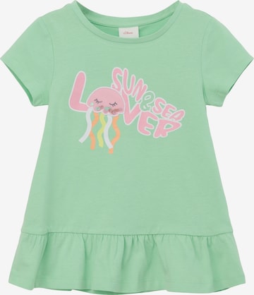 s.Oliver Shirt in Groen: voorkant